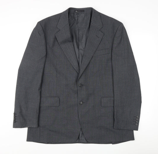 Mens UK Size 44 BHS Regular Grey Suit Jacket
