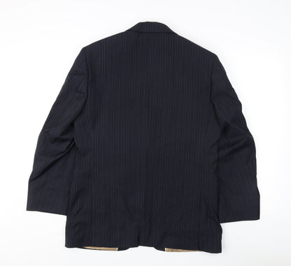 Mens UK Size 38 Racing Green Regular Blue Suit Jacket