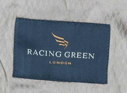 Mens UK Size 38 Racing Green Regular Blue Suit Jacket