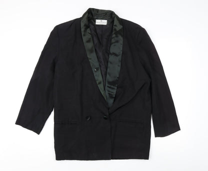 House of Fraser Black Women's Size 12 Tuxedo Blazer