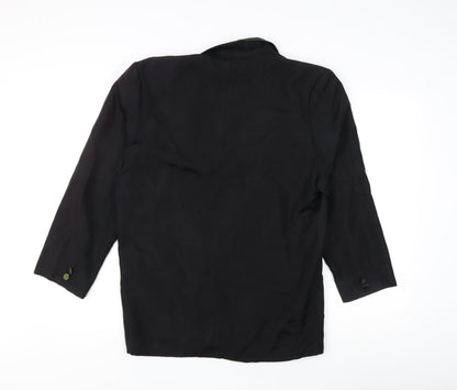 House of Fraser Black Women's Size 12 Tuxedo Blazer