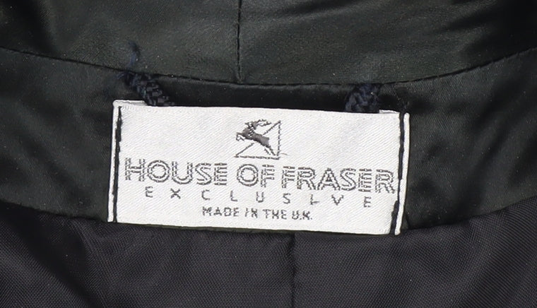 House of Fraser Black Women's Size 12 Tuxedo Blazer