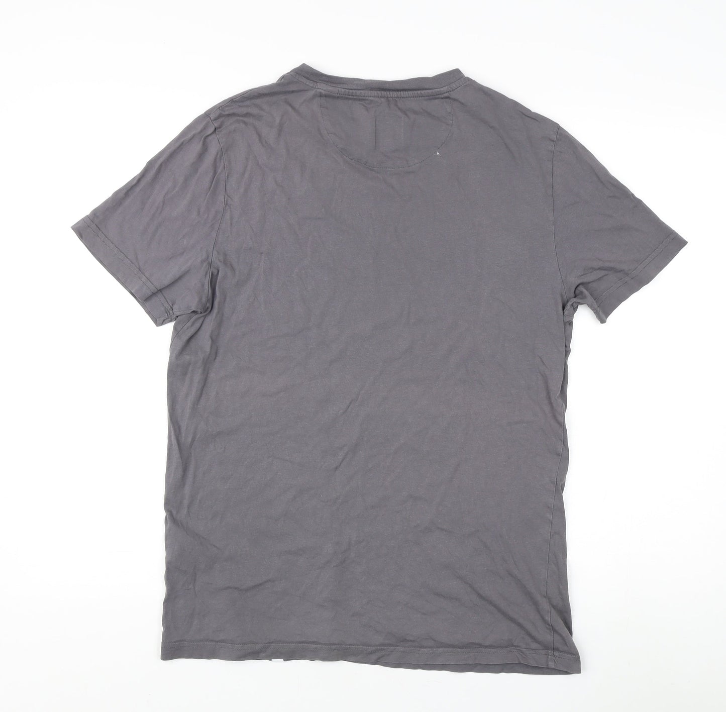 Pretty Green Grey T-Shirt M Music Graphic Unisex Casual