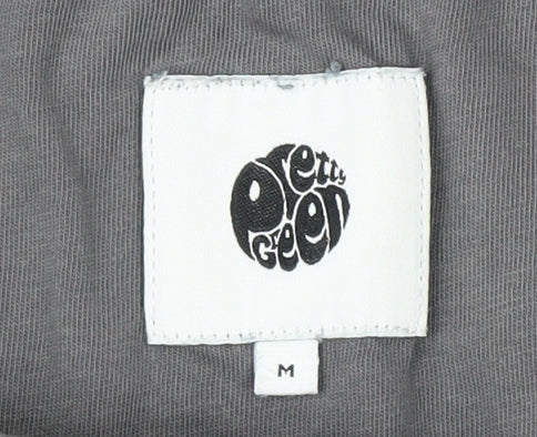 Pretty Green Grey T-Shirt M Music Graphic Unisex Casual