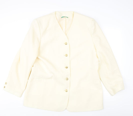 Womens UK Size 20 Canda Regular Ivory Blazer