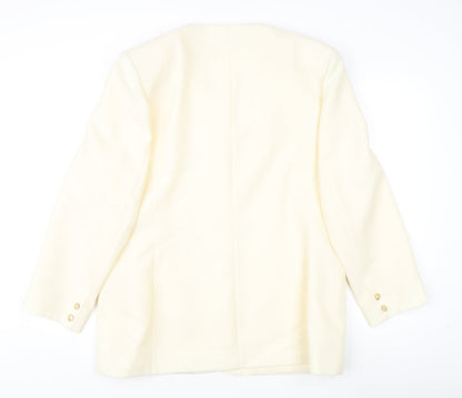 Womens UK Size 20 Canda Regular Ivory Blazer