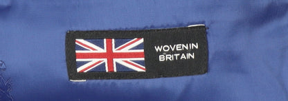 Austin Reed Men's Black Wool Blazer 42R Two-Button Jacket