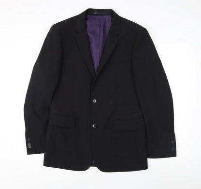 Mens UK Size 36 Taylor & Wright Regular Black Suit Jacket