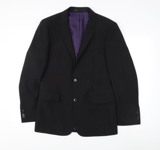 Mens UK Size 36 Taylor & Wright Regular Black Suit Jacket