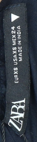 Womens UK Size 2XS Zara Black Camisole Blouse