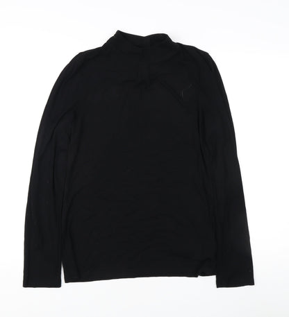 Womens UK Size L Oasis Black  Blouse