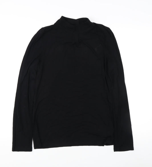 Womens UK Size L Oasis Black  Blouse