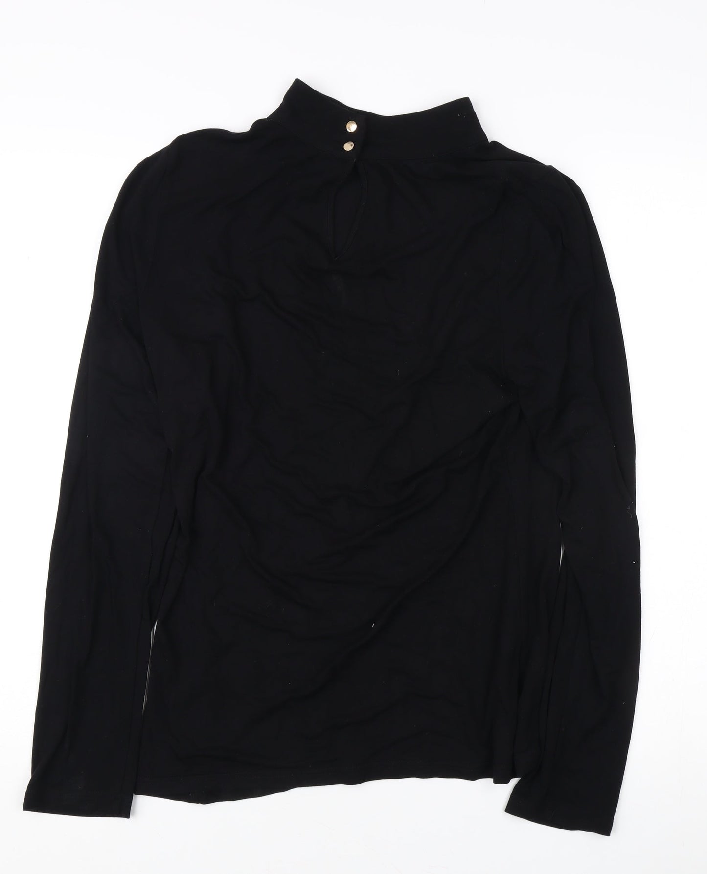 Womens UK Size L Oasis Black  Blouse