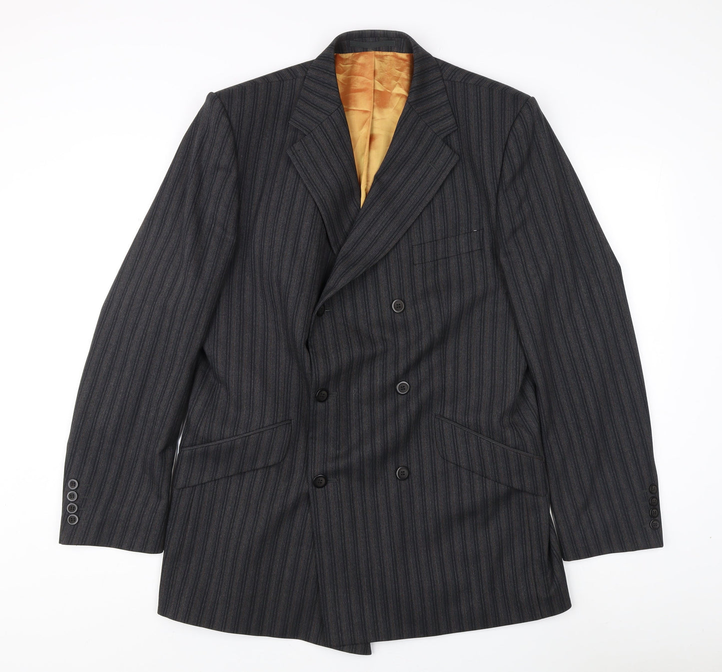 Carnaby Classics Men's Black Striped Blazer 42R