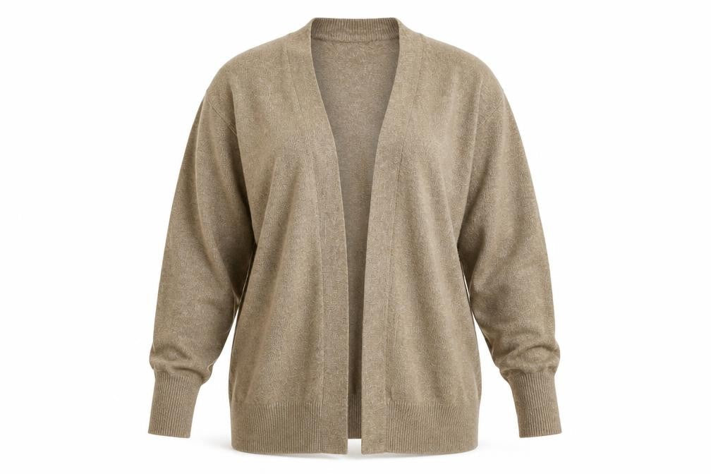 Womens UK Size L H&M Beige Cardigan Jumper