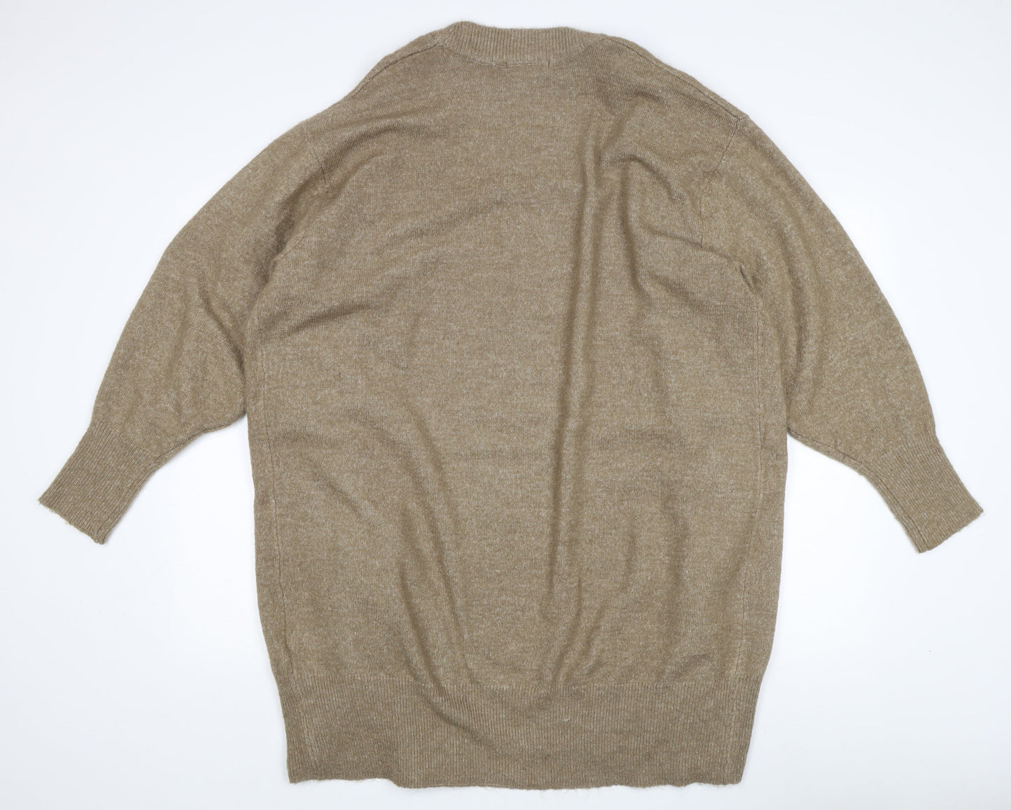 Womens UK Size L H&M Beige Cardigan Jumper