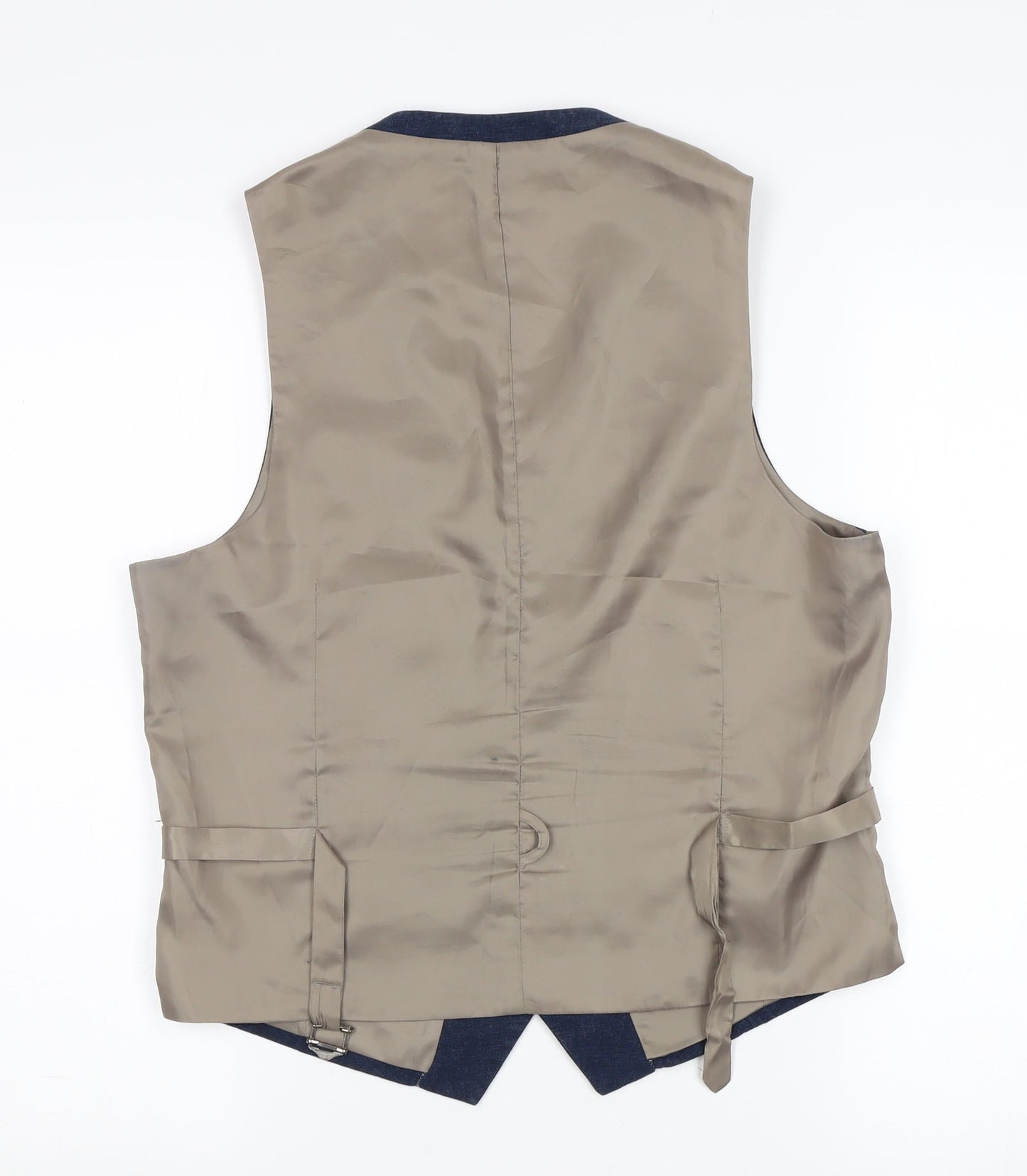Butler & Webb Men's Blue Waistcoat - Size S