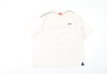 Slazenger Men's White 2XL Short Sleeve T-Shirt