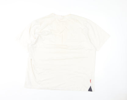 Slazenger Men's White 2XL Short Sleeve T-Shirt