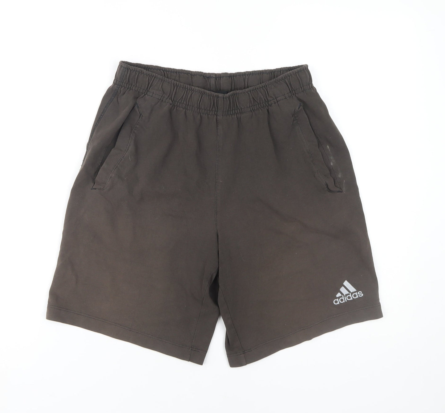Adidas Men's Black Sweat Shorts S - Casual, Comfort Fit