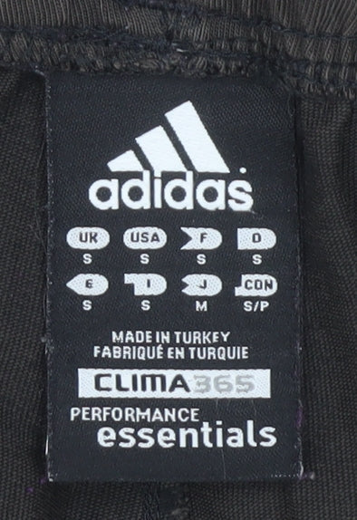 Adidas Men's Black Sweat Shorts S - Casual, Comfort Fit