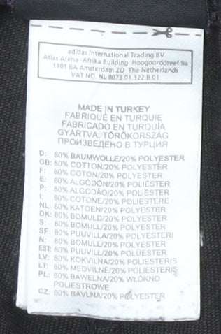 Adidas Men's Black Sweat Shorts S - Casual, Comfort Fit