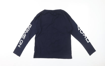 Fashion UK Boys Blue PlayStation Long Sleeve T-Shirt 14 Years