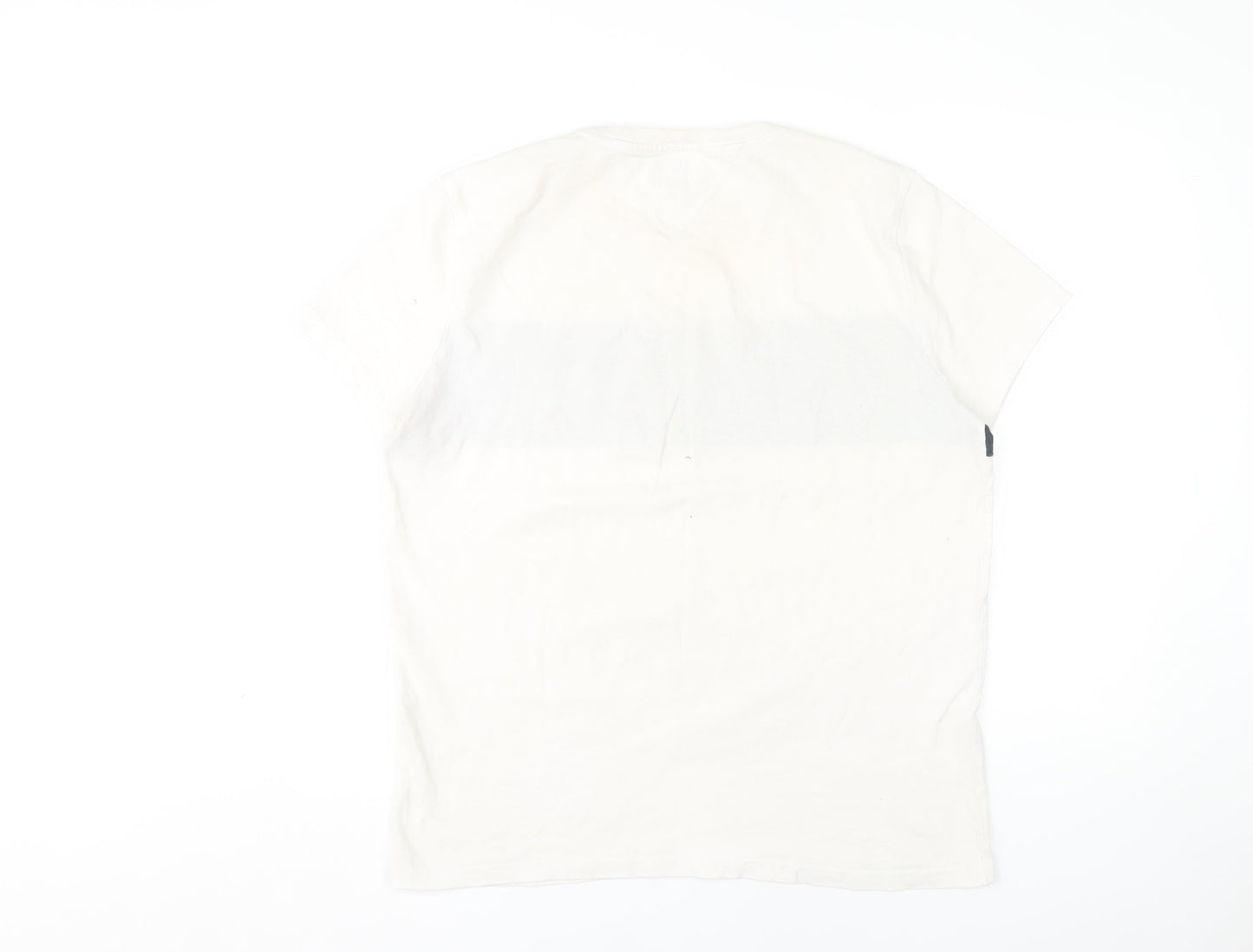Tommy Hilfiger Men's White XL Logo T-Shirt