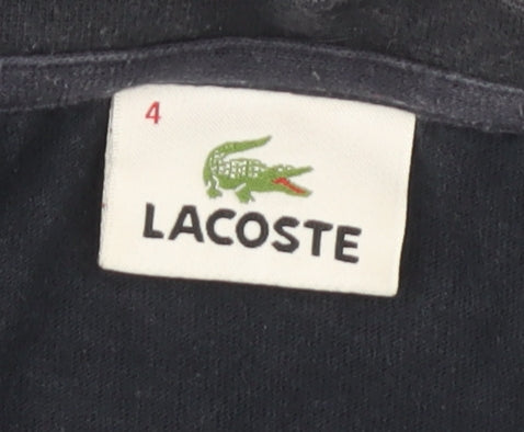 Lacoste Men's Black Cotton Logo T-Shirt M