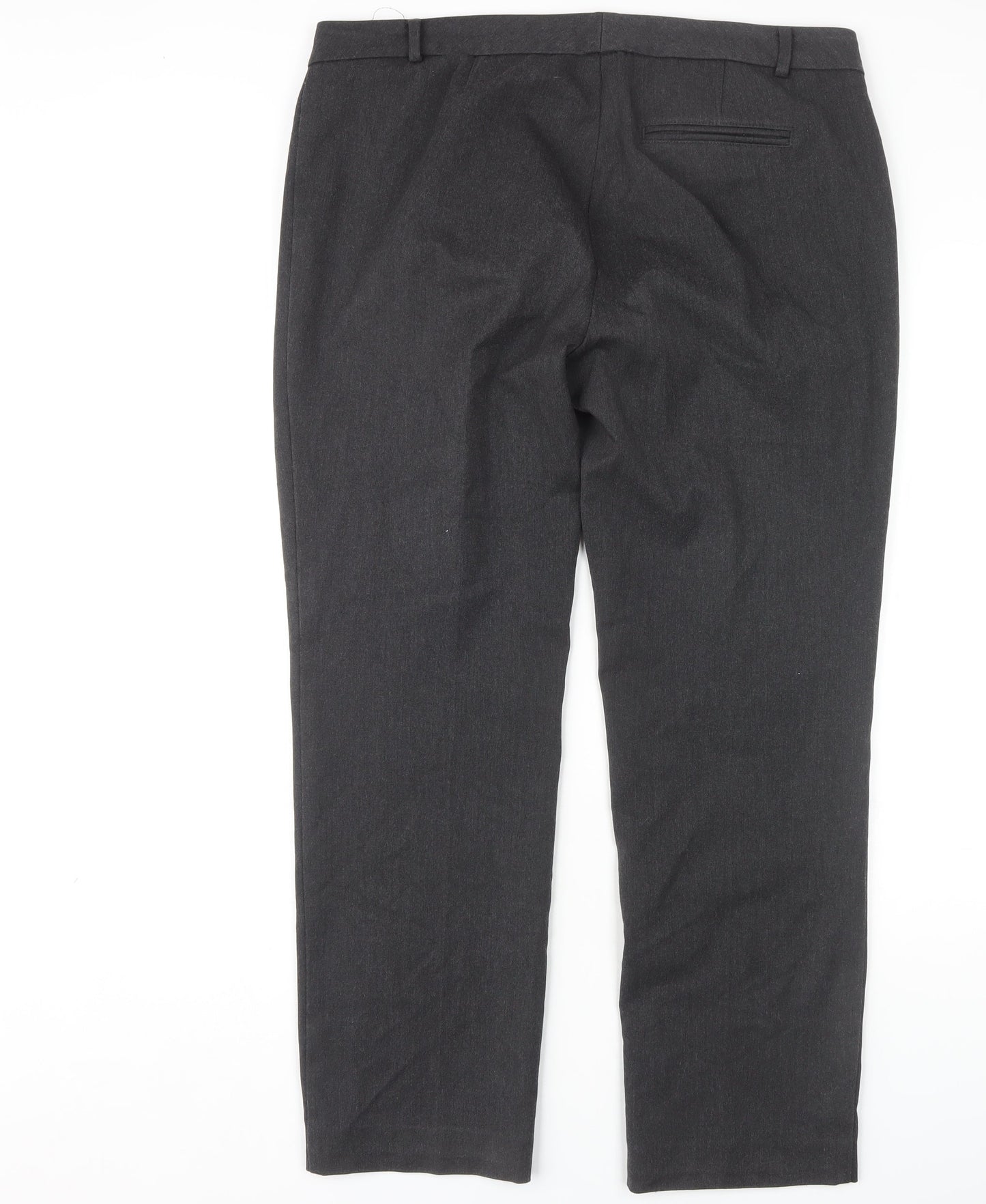 Womens UK Size 14 Marks and Spencer Regular Fit Business Casual Black Trousers