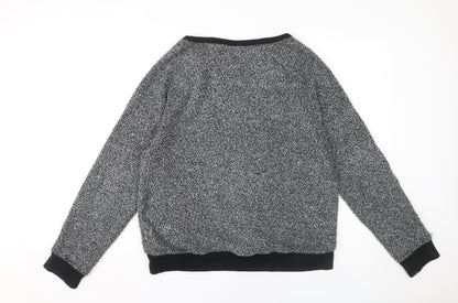 Topshop Women's Black Pullover Sweatshirt Size 14