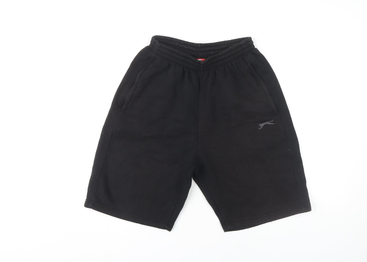 Slazenger Men's Black Shorts S, Fleece, Casual Comfort