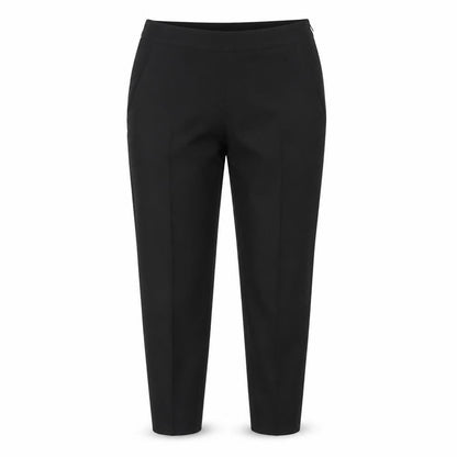 The White Company Women's Black Wool Trousers Size 10