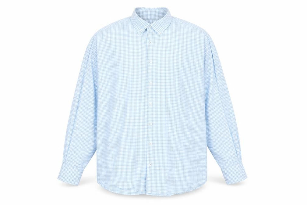 Mens UK Collar Size XL Marks and Spencer Smart Blue  Dress Shirt