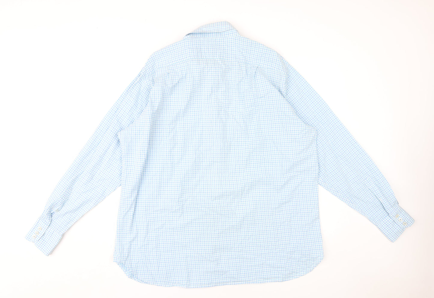 Mens UK Collar Size XL Marks and Spencer Smart Blue  Dress Shirt