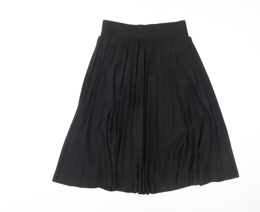 Next Women's Black Pleated Skirt Size 8