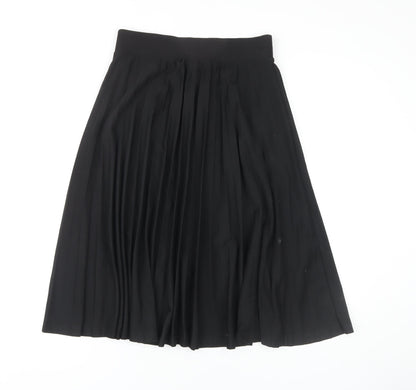 Next Women's Black Pleated Skirt Size 8