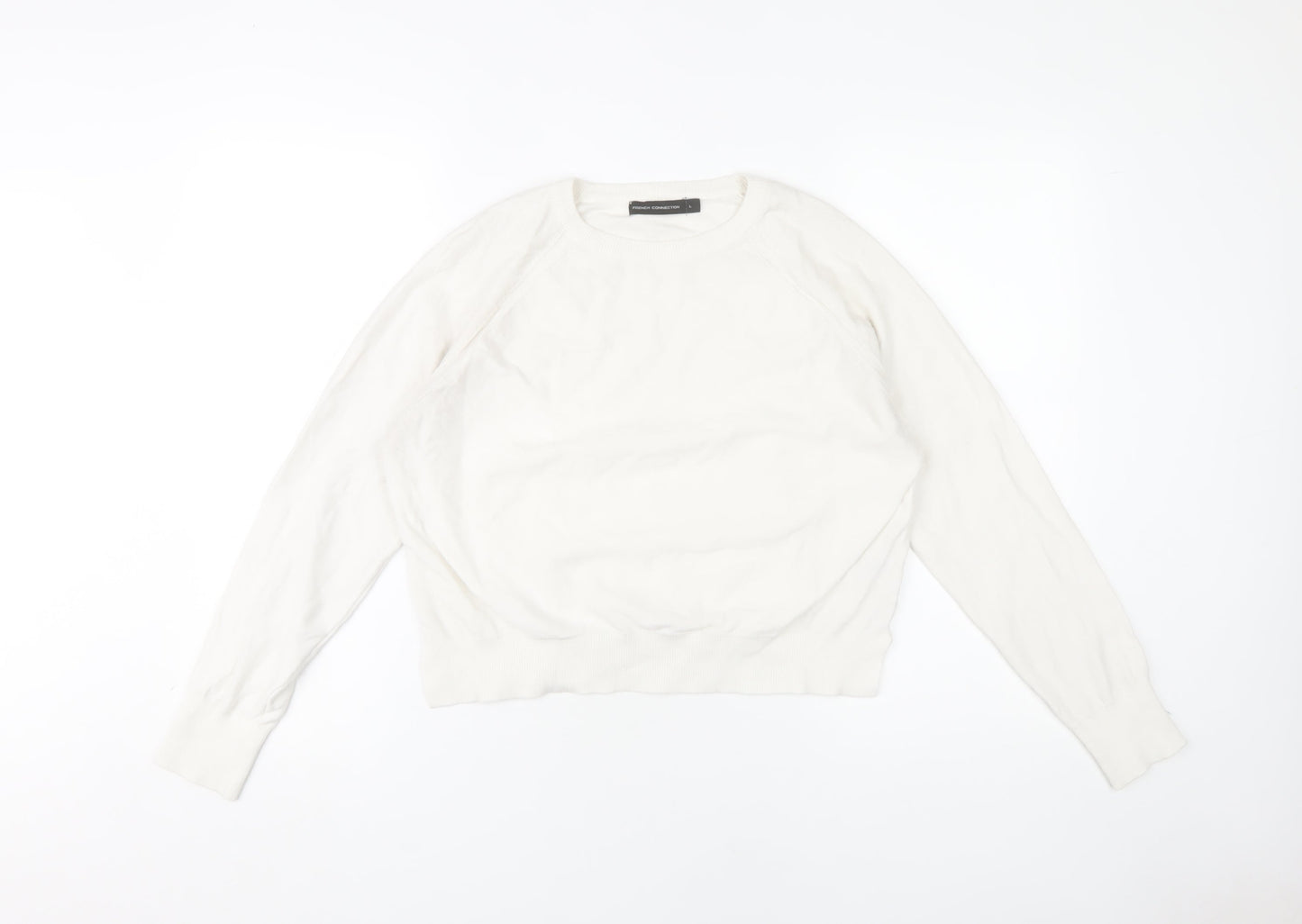 Womens UK Size L French Connection Ivory  Sweatshirt