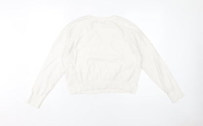 Womens UK Size L French Connection Ivory  Sweatshirt