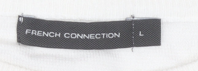 Womens UK Size L French Connection Ivory  Sweatshirt