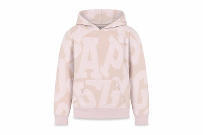 Gap Girls Pink Pullover Hoodie M Graphic Print