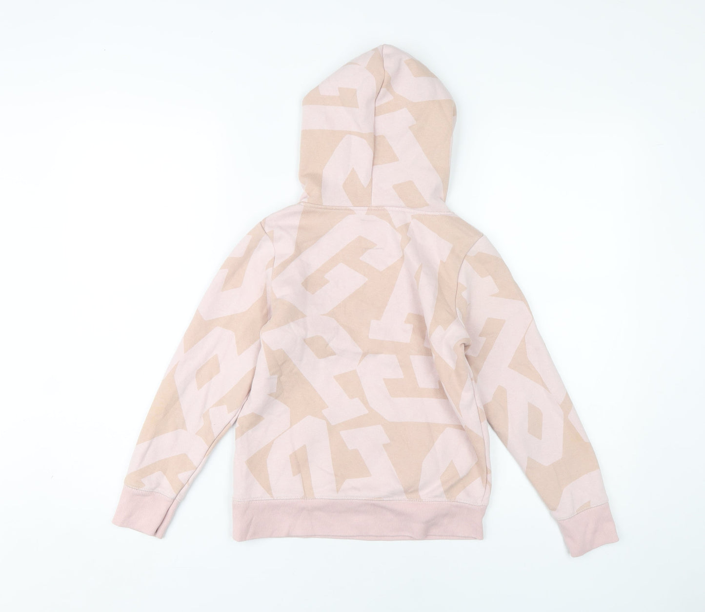 GAP Girls Pink Pullover Hoodie M Graphic Print
