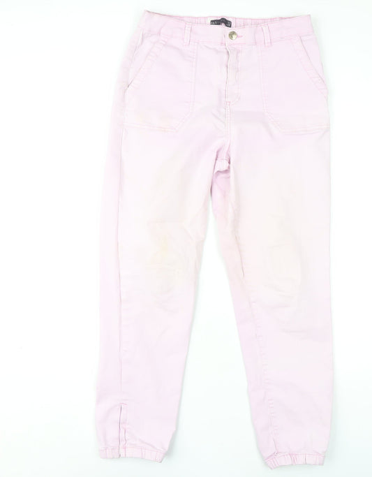 Womens UK Size 12 Marks and Spencer Relaxed Fit Jogger Pink Trousers