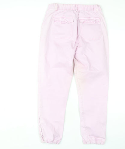 Womens UK Size 12 Marks and Spencer Relaxed Fit Jogger Pink Trousers