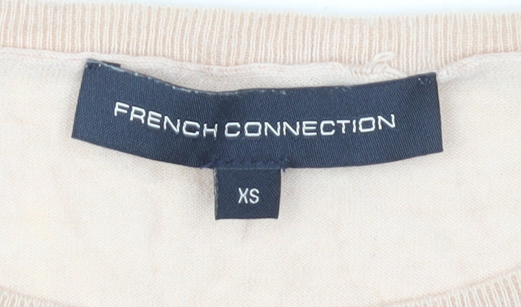 Womens UK Size XS French Connection Ivory  Jumper