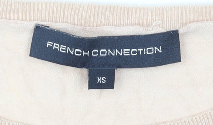 Womens UK Size XS French Connection Ivory  Jumper