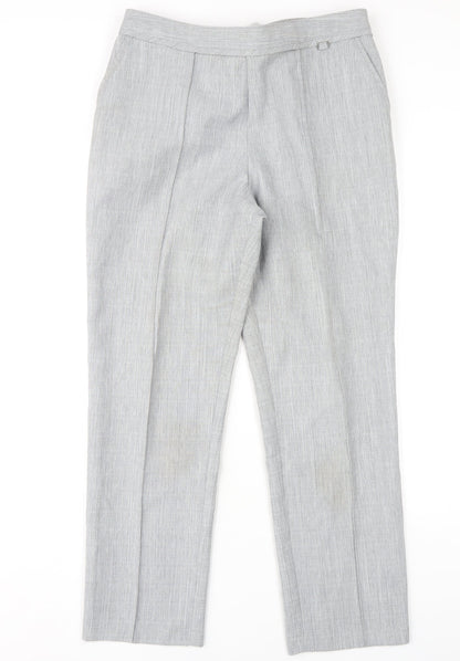 Womens UK Size 12 Marks and Spencer Regular Fit Workwear Business Grey Trousers