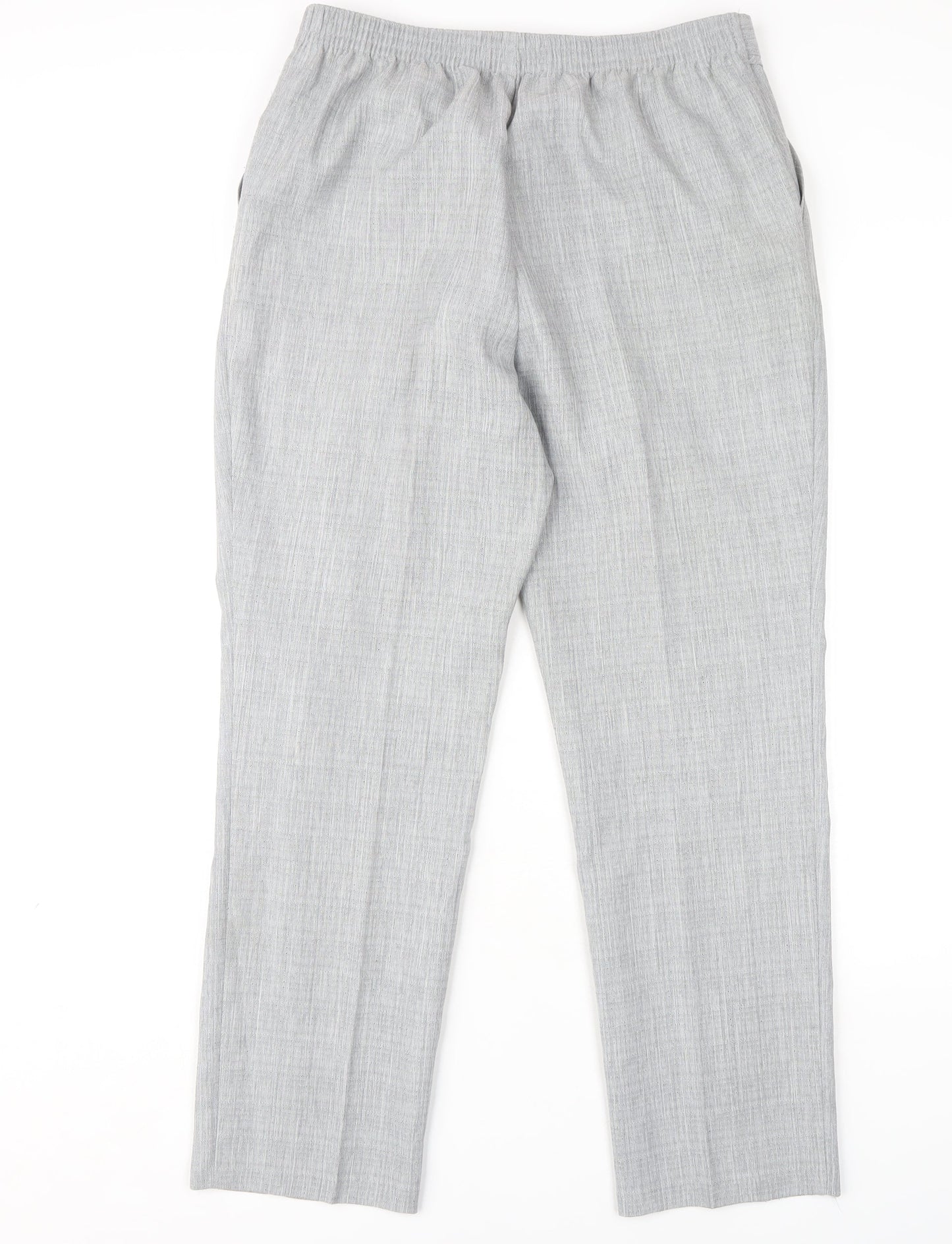 Womens UK Size 12 Marks and Spencer Regular Fit Workwear Business Grey Trousers