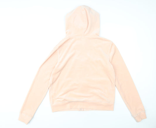 H&M Pink Full Zip Hoodie Women’s Size 12 Casual