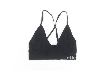 Ellesse Women's Black Gym Tank Top Cropped S